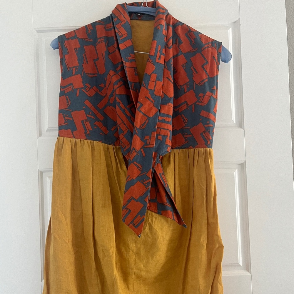 Mociun tulip tie front dress